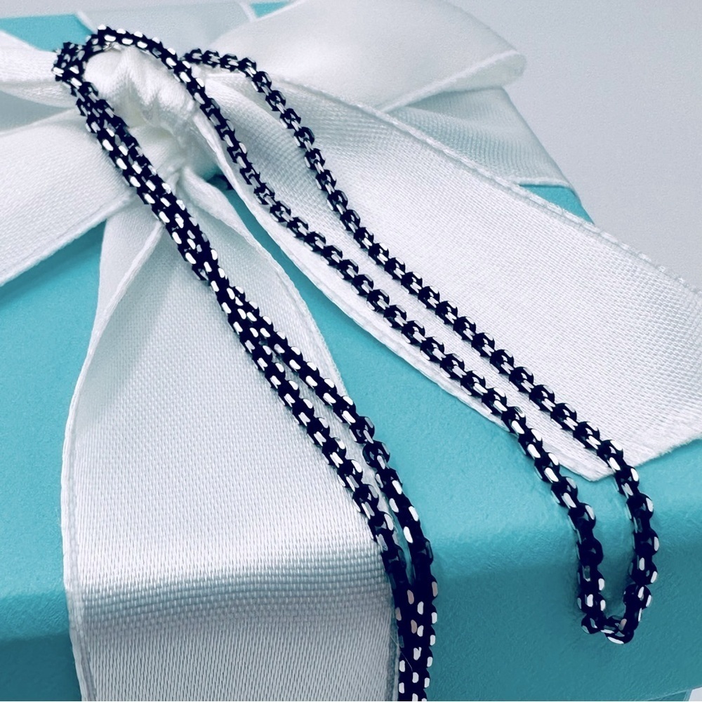 Tiffany & Co. Black and White Chain Necklace